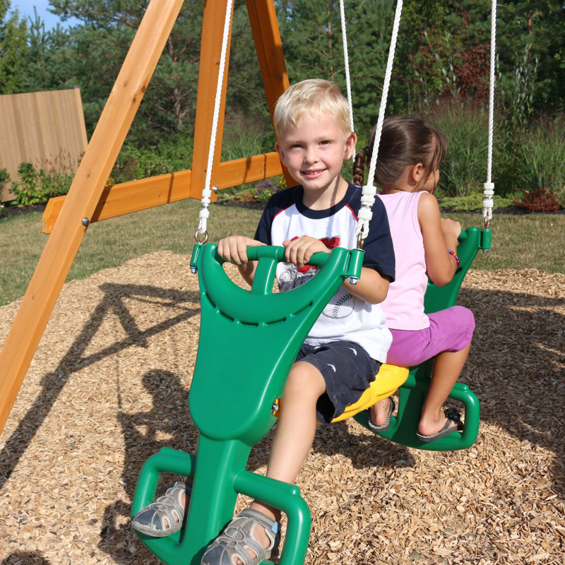 KidKraft Brookridge Wooden Swing Set & Reviews Wayfair